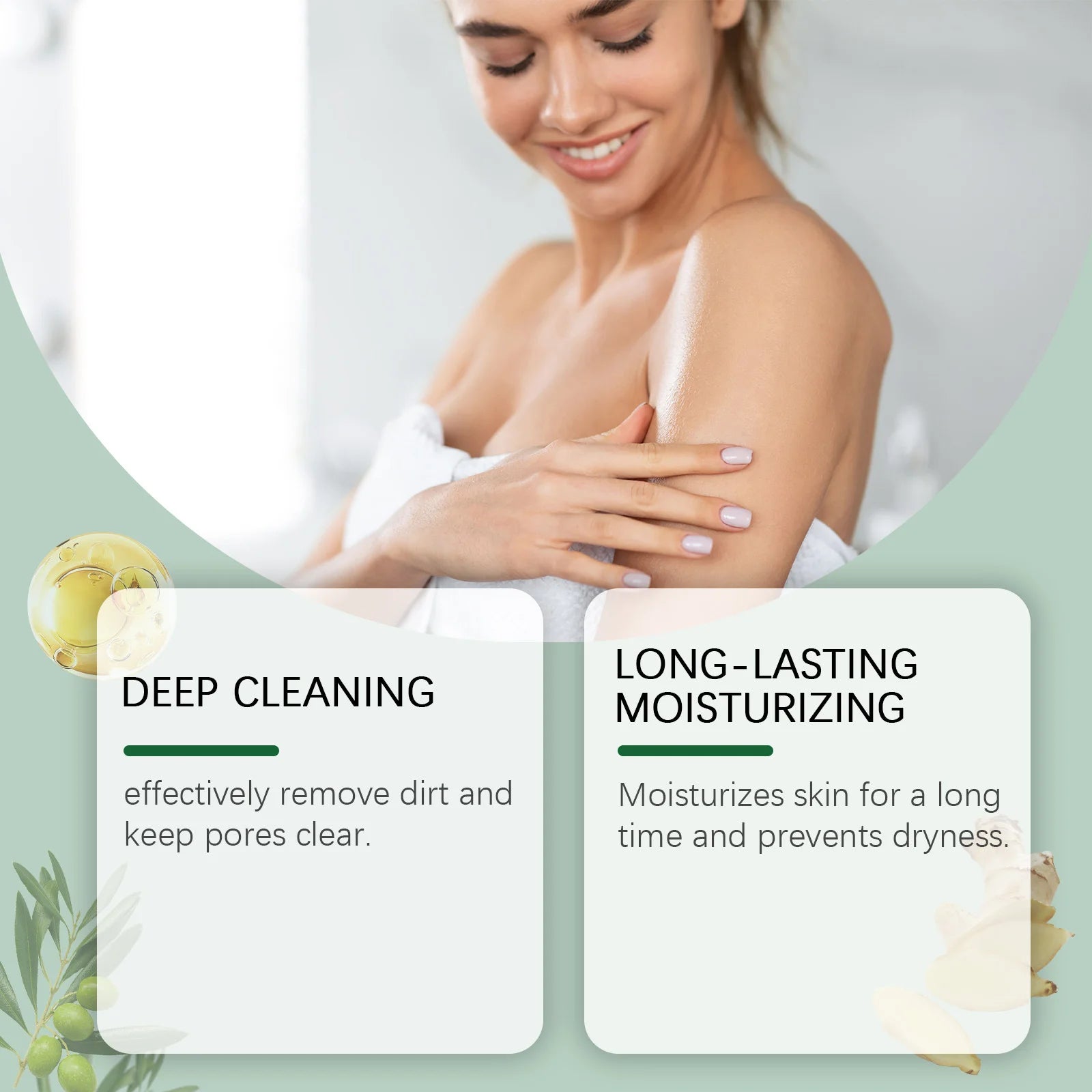 Cucumber Soap Handmade Oil Control Removing Acne Dirt Improving Skin Luster Refreshing Nourishing Bath Wash Face Body Cleansing
