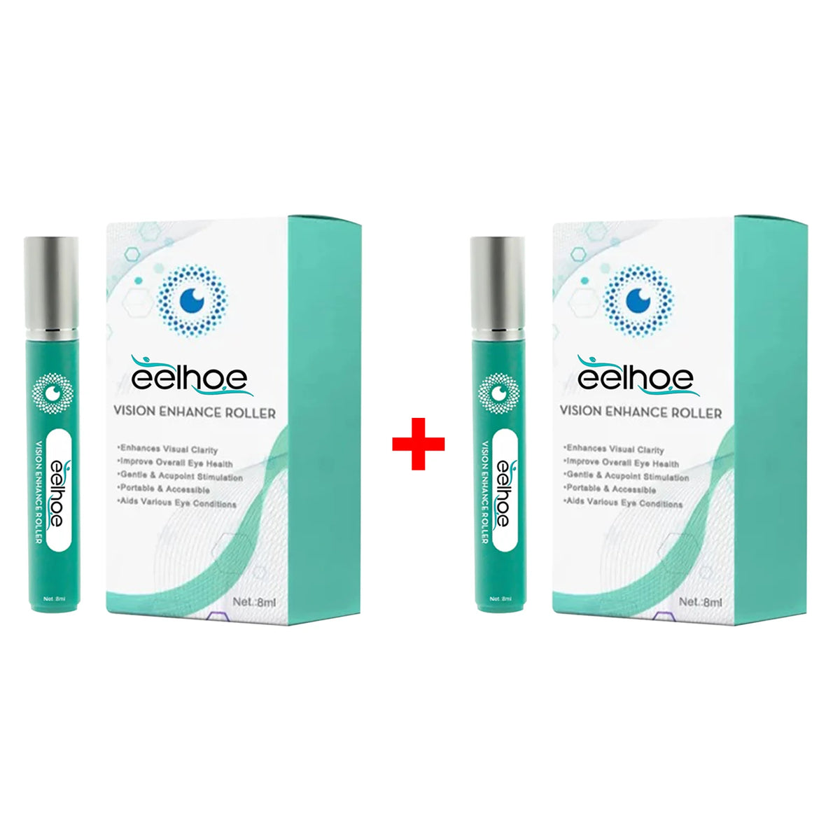 Eelhoe Eye Vision Enhance Roller Serum Relieve Dry Improve Eye Fatigue Keep Health Reduce Discomfort Adults Lutein Eyes Care Oil