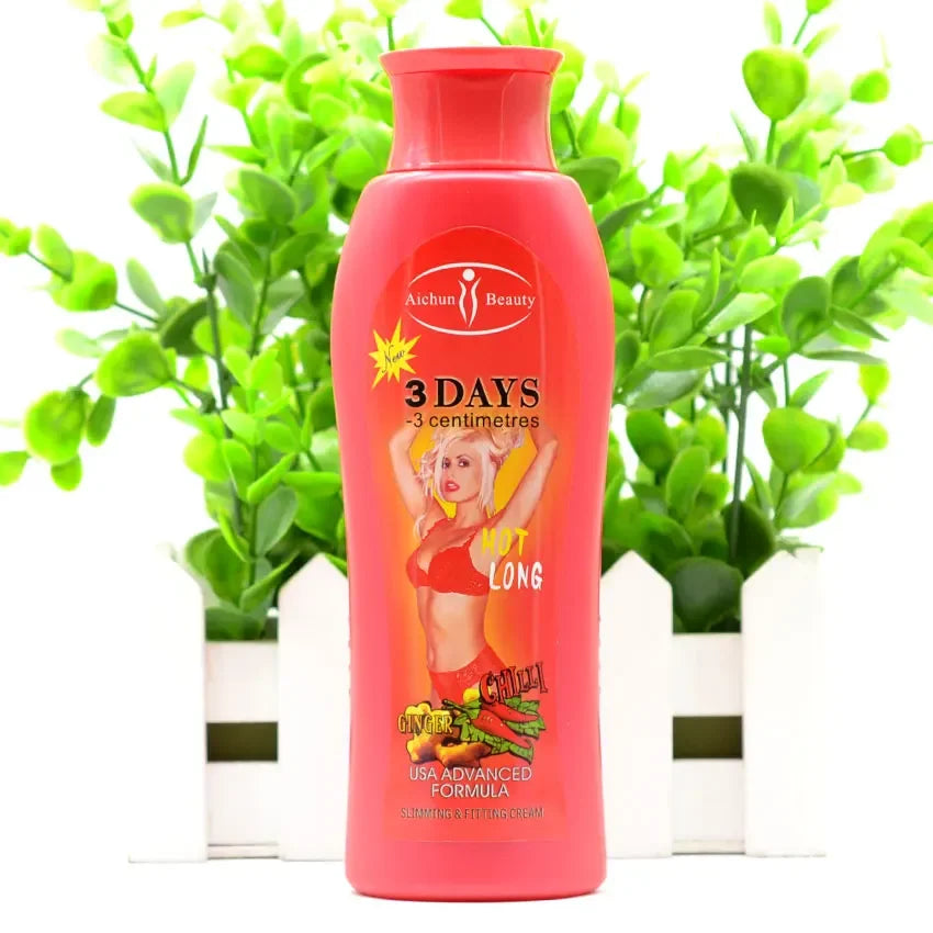Anti cellulite 3 Days slimming cream chili and ginger stubborn fat burn potent lose weight burning fat cream lift firming oil