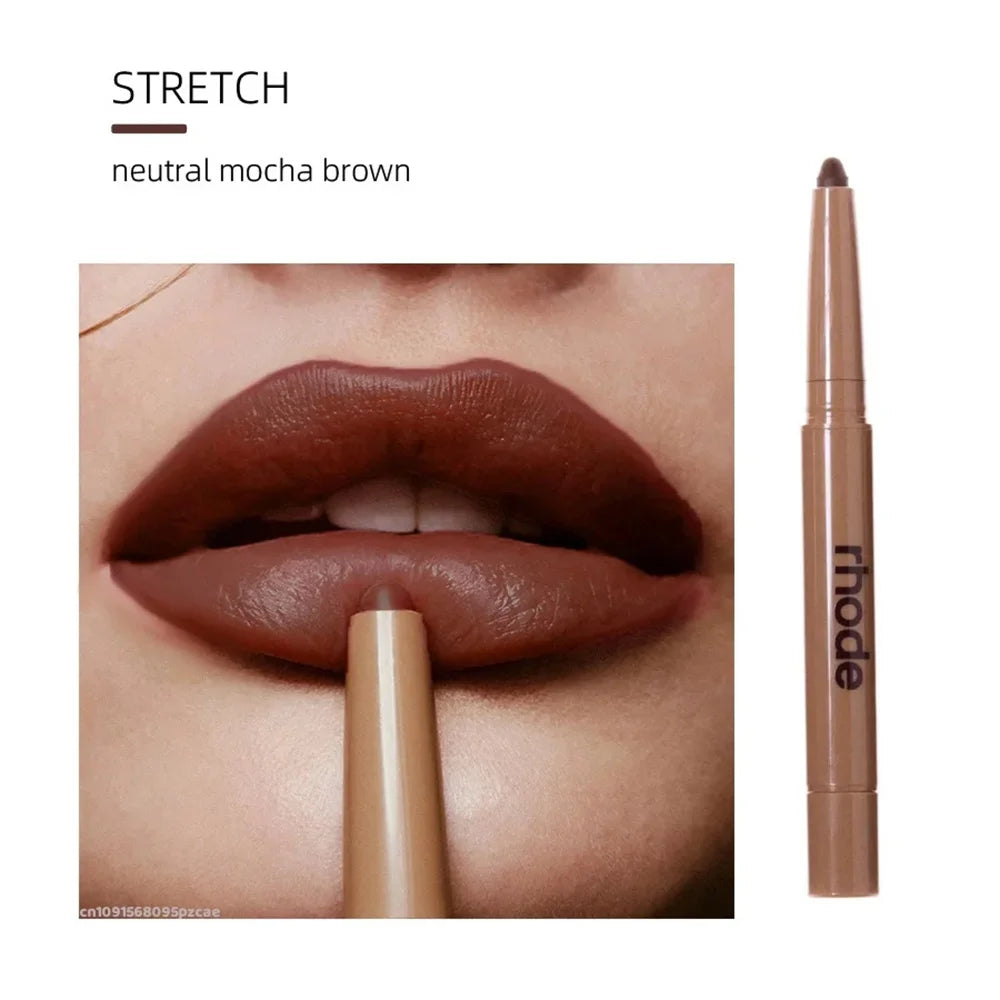 Skin Peptide Lip Shape Pen Lip Liner Long Lasting Lip Tint Pencil Pen Makeup Lipstick Powder Blusher Gloss Rouge Makeup Lipliner