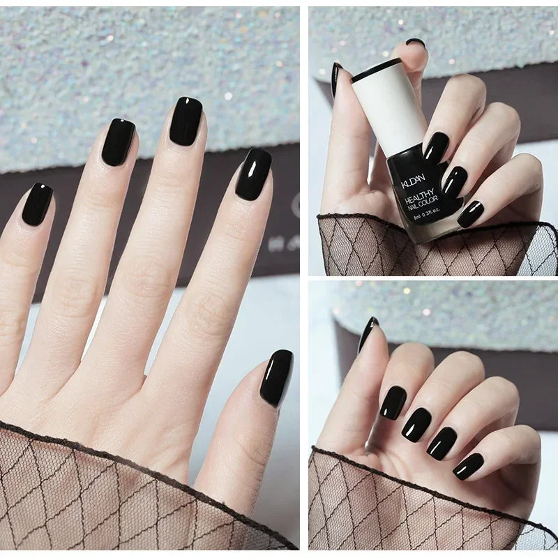 Matte Waterproof No-bake Nail Polish Nail Art Non Peelable Quick Dry Normal Without Lamp Nail Polish Glitter Sequins Uv Varnish