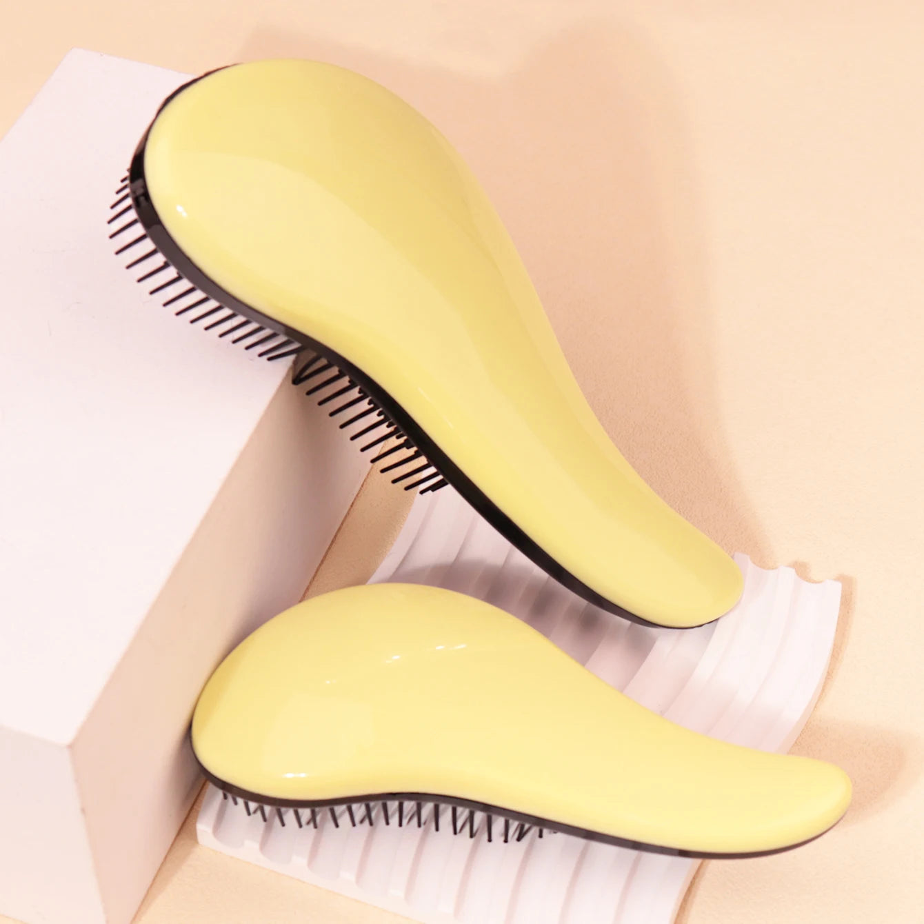 2pc Large and Small Hair Combs，Lightweight Hair Brush for Women & Men， Straight, Dry, Thick Hair，Special for real hair wigs