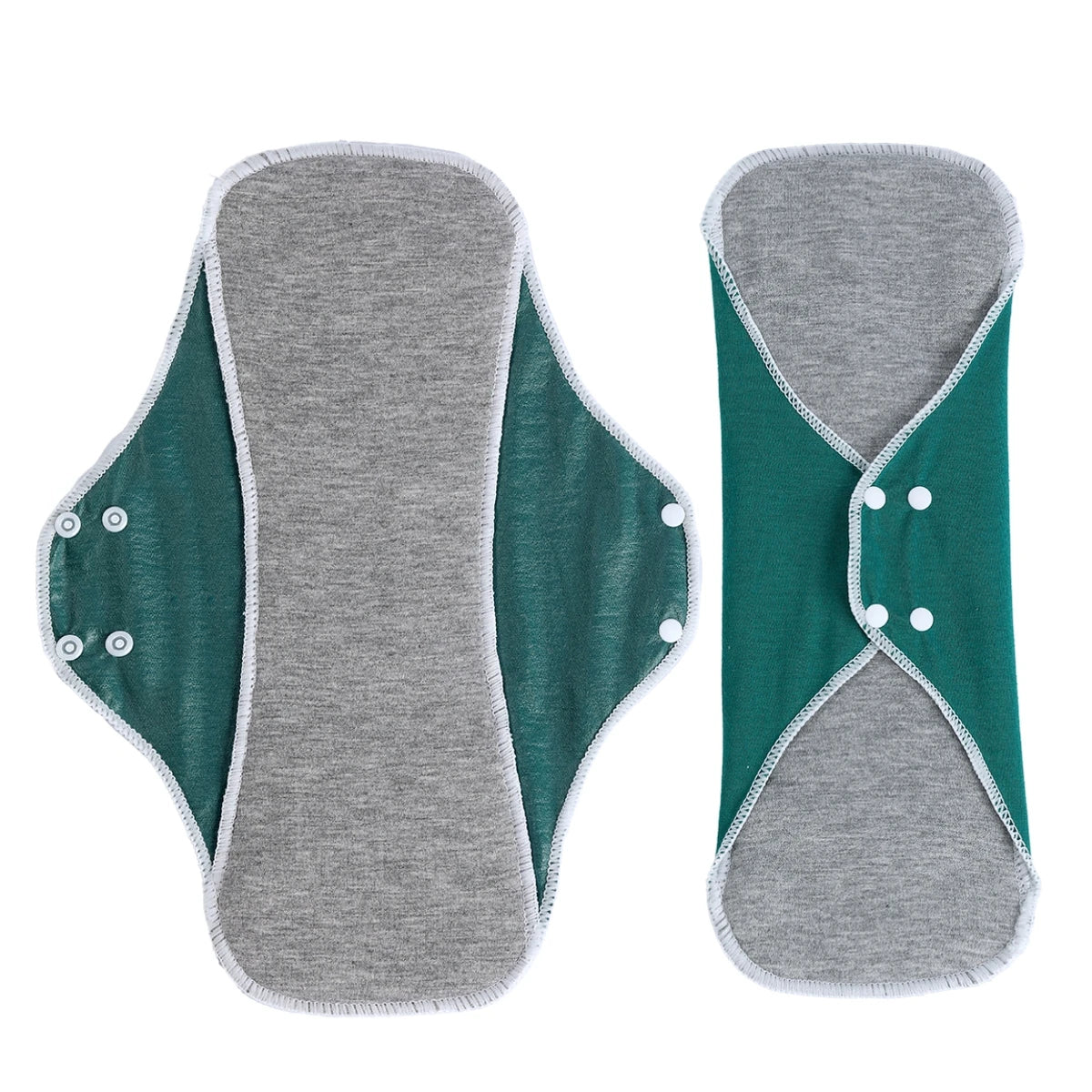 2PCS Large Reusable Graphene Incontinence Pads Heavy-flow Menstrual Cotton Panty Liner Cloth Tampons Urinary Sanitary Pads