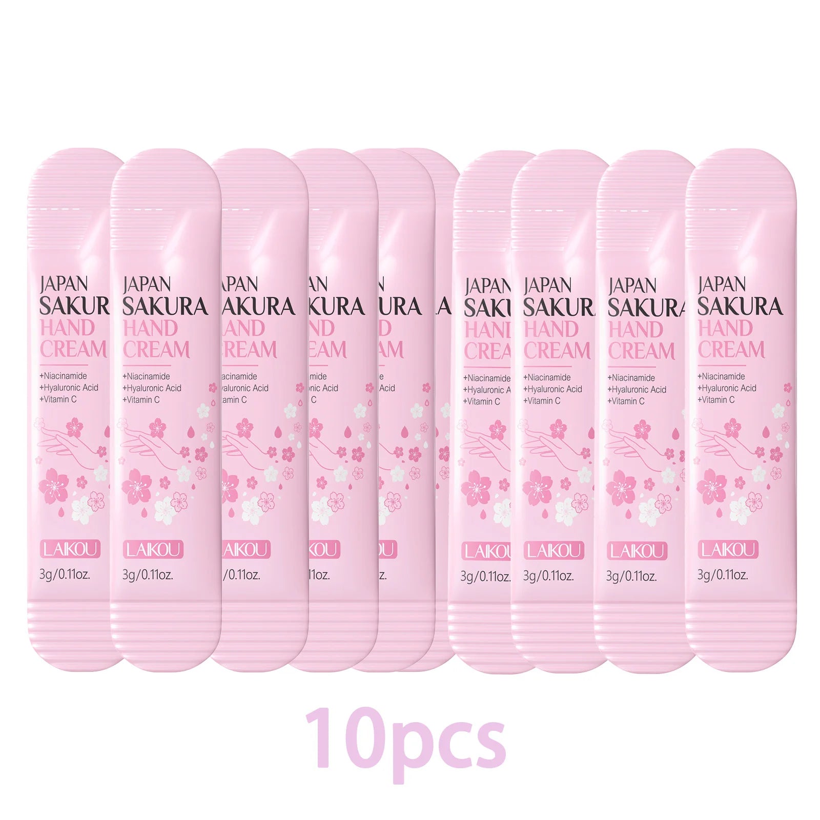 LAIKOU Cherry Blossom Hand Cream Moisturizing Nourishing Brightening Hydrating Hand Lotion Creams Intensive Repair Hand Balm