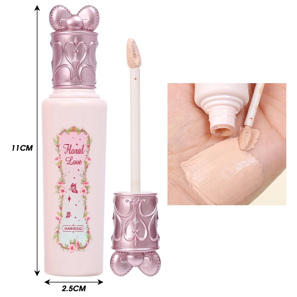 Pink Liquid Concealer Stick Moisturizing Waterproof Brightening Concealer Cream Lasting Cover Acne Spot Dark Circles Face Makeup
