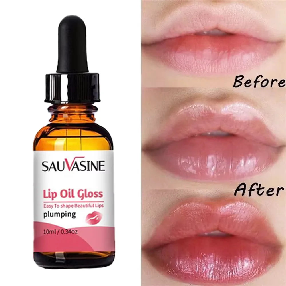 Instant Lip Plumper Serum Lip Plumping Oil Long Lasting Moisturizing Essence Removal Dead Skin Reduce Fine Lines Gloss Lip Care