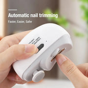 2 in 1 Electric Nail Cl2 In 1 Electric Nail Clippers Manicure Anti-Splash Nail Trimmer For Baby Finger Toe Scissors Pedicure Thick Nails Cutter Tools