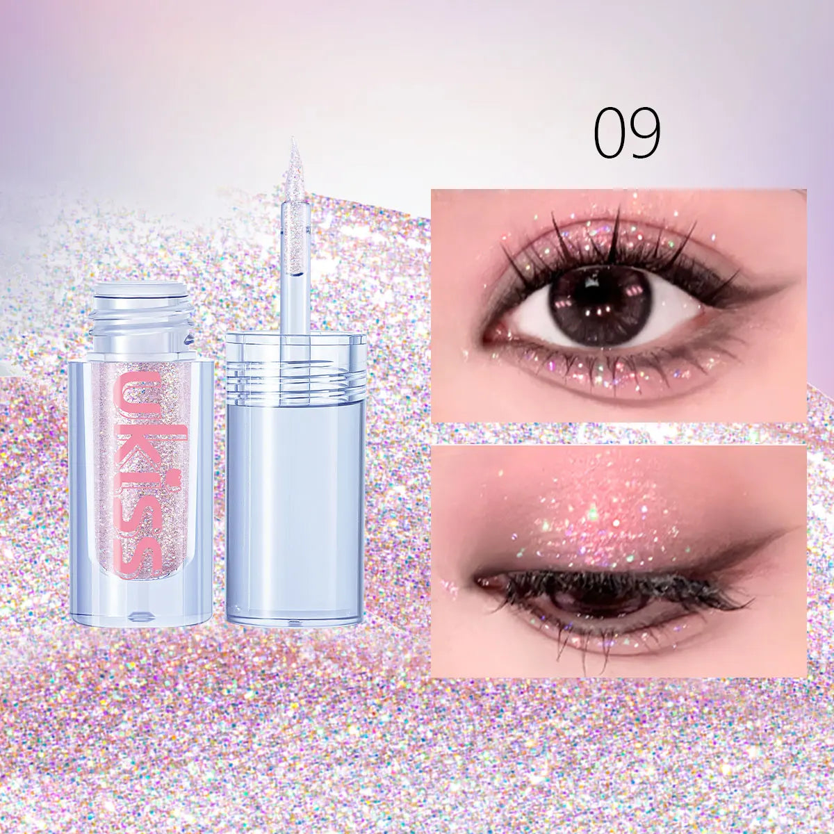 [ClearanceSale] UKISS  Emotion Dreamer Liquid Eyeshadow-6 Series,Shimmer Eyeshadow,Liquid Shimmer Texture,Luxury Makeup