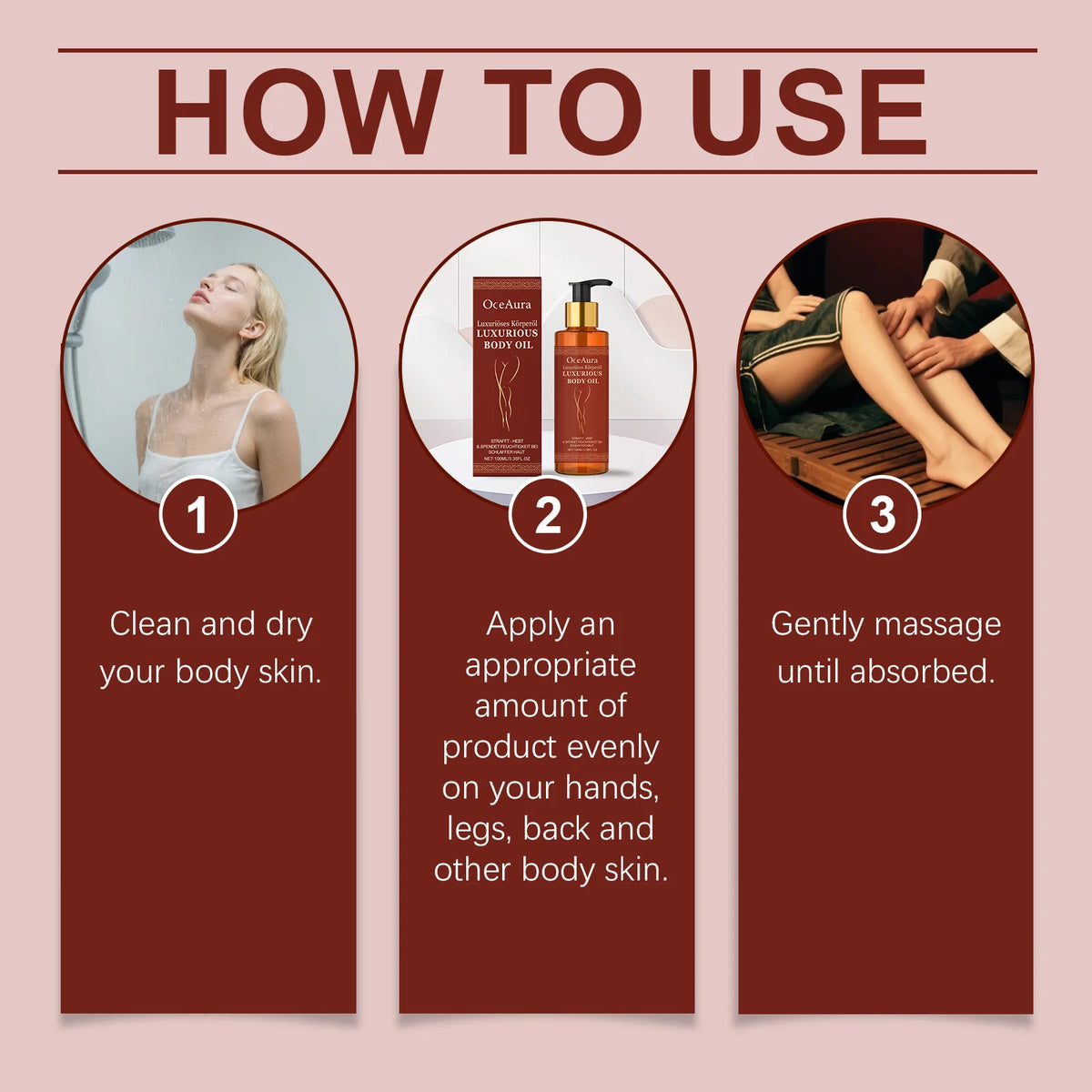 Sagging Firming Skin Body Oil Skin Tightening Anti-Aging Refreshing Abdomen Thigh Improve Elasticity Anti Cellulite Massage Oil