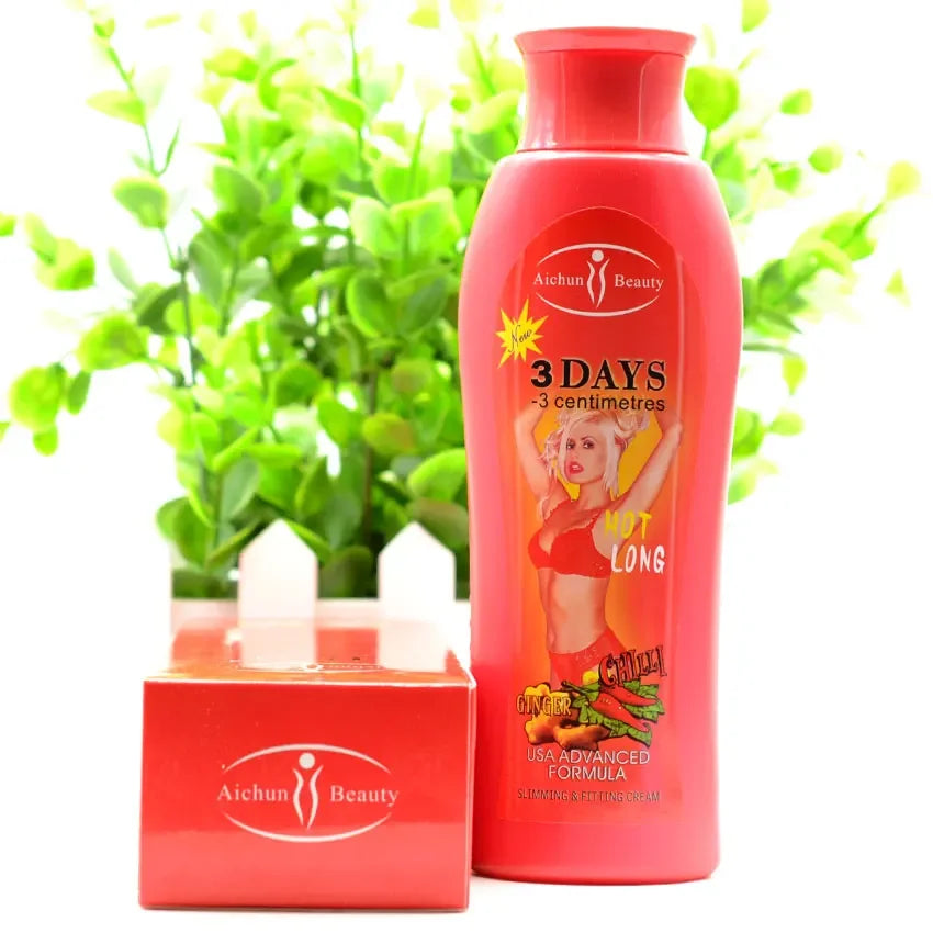 Anti cellulite 3 Days slimming cream chili and ginger stubborn fat burn potent lose weight burning fat cream lift firming oil