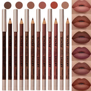 6pcs/Set Lip Liner Set & Long Lasting Matte Waterproof Lipstick Lipliner Lipstick Set Women Lips Makeup Cosmetics