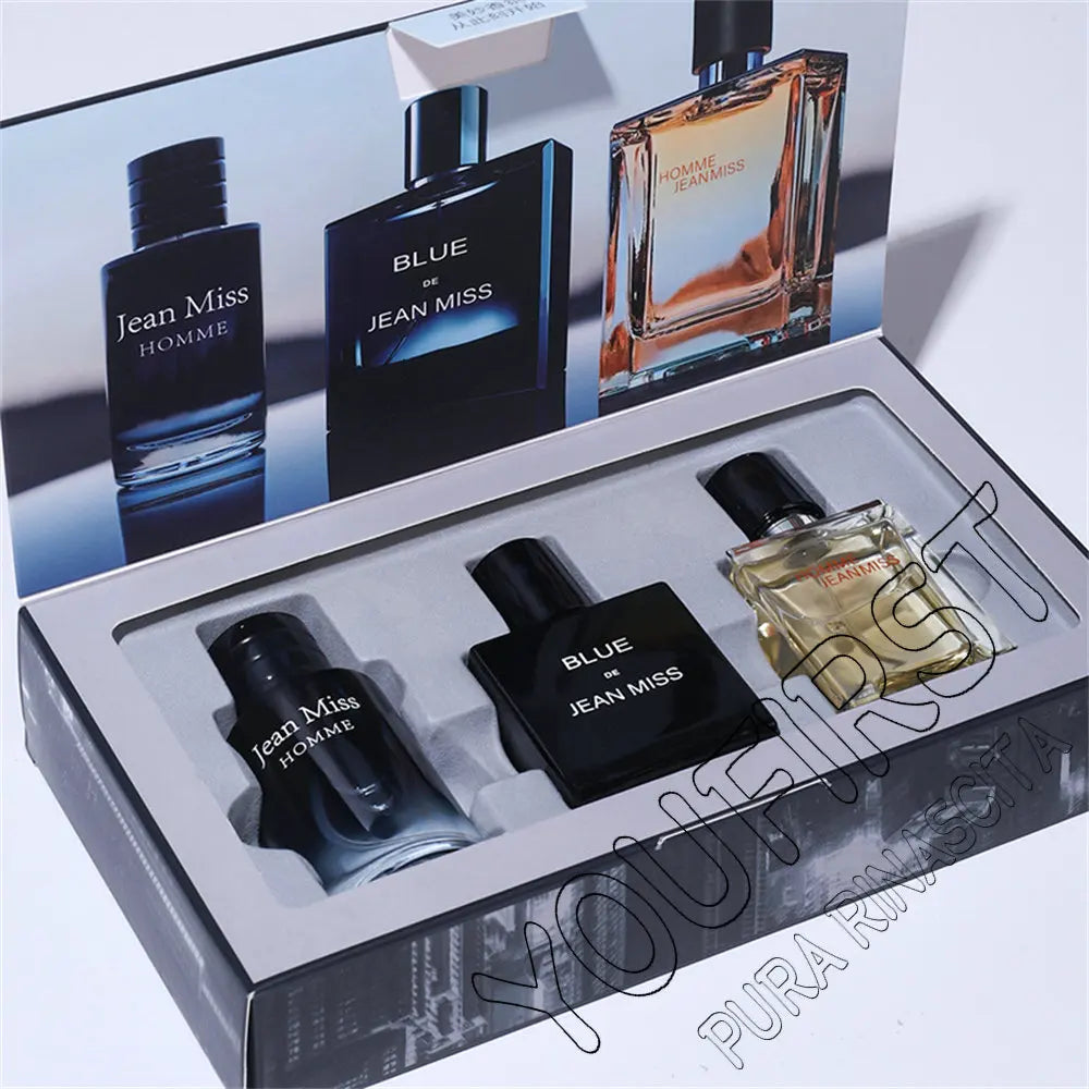 Men’s Perfume Gift Set – 3pcs Long-Lasting Fragrance Collection with Mixed Masculine Scents