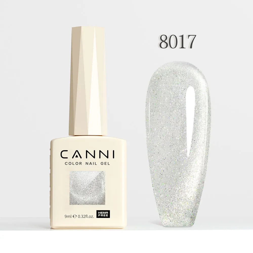 CANNI TPO/HEMA FREE Cat Eye Gel Nail Polish 9ml 48 Colors High Gloss UV-Removable Nail Art for Salon & DIY Manicure