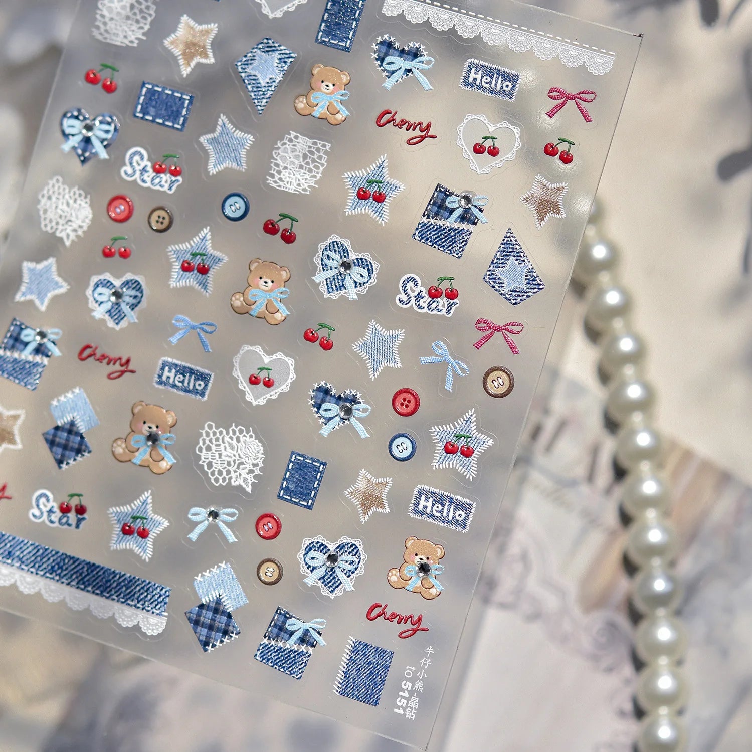 1pcs 5D Japanese Kawaii Nail Art Stickers Cute Rabbit Dog Slider Nail Decorations Decals Self-Adhesive Manicure Accessories DIY