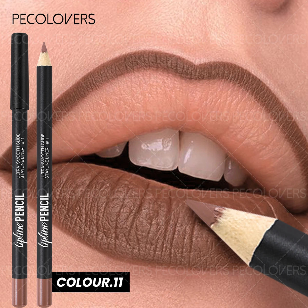 Long-Lasting Matte Lip Liner,Sweat-Resistant Smudge-Free,  Durable & , Smooth Lipliner,For Makeup Newbies & Enthusiasts