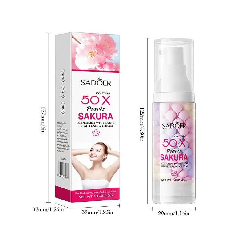 Skin Whitening Serum Private Parts Underarm Bleaching Serum Whiten Butt Knee Brighten Inner Thigh Arm Body Remove Dark Melanin