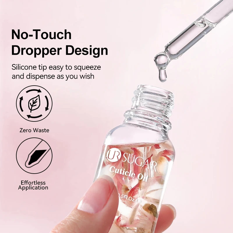 UR SUGAR 15ml Nail Cuticle Nutrient Oil Nourishes and Repairs Damaged Nails Moisturizing Strengthens and Brightens Nail CareTool