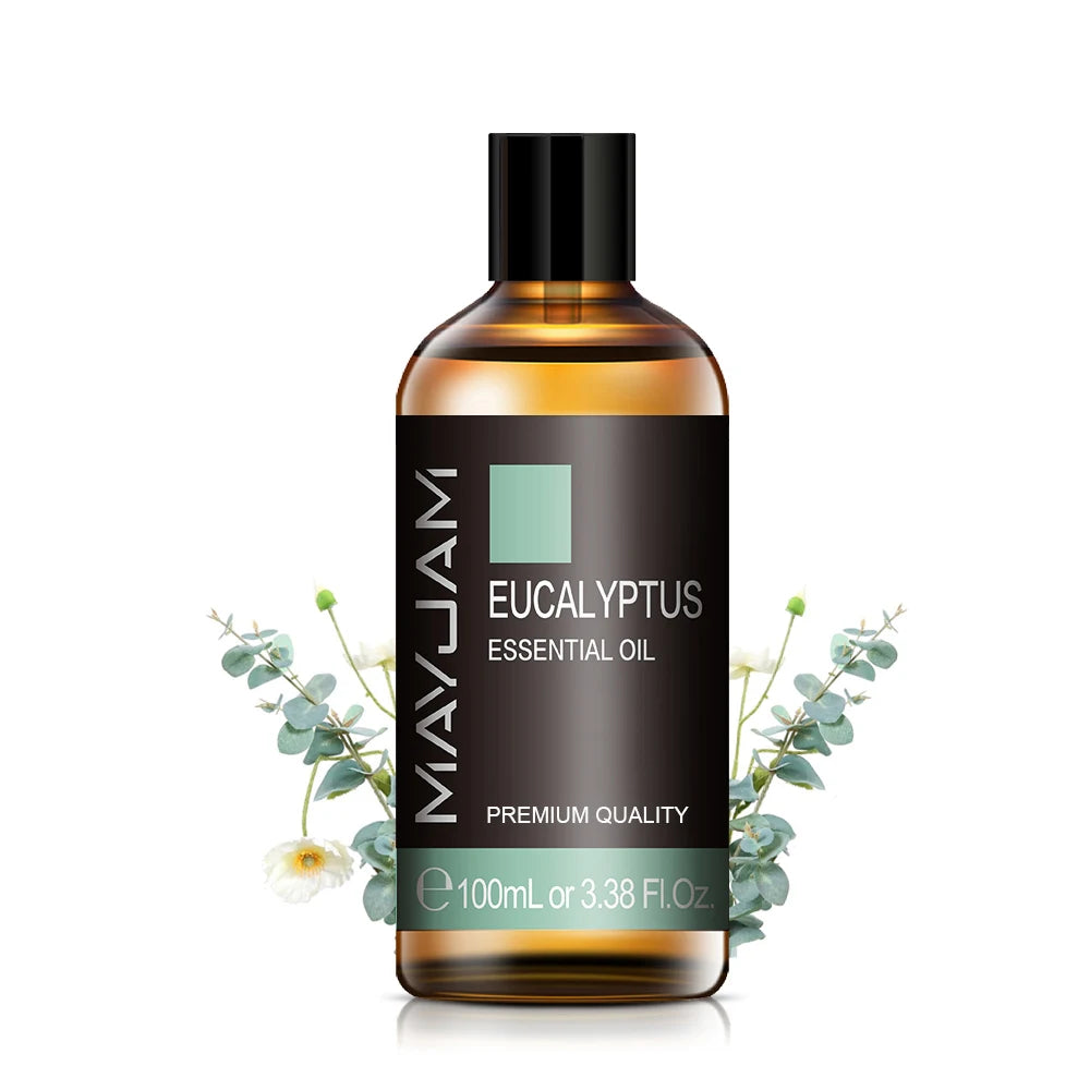 MAYJAM 100ML Pure Natural Aroma Essential Oil Patchouli Rosemary Peppermint Frankincense Sandalwood Cinnamon for Diffuser