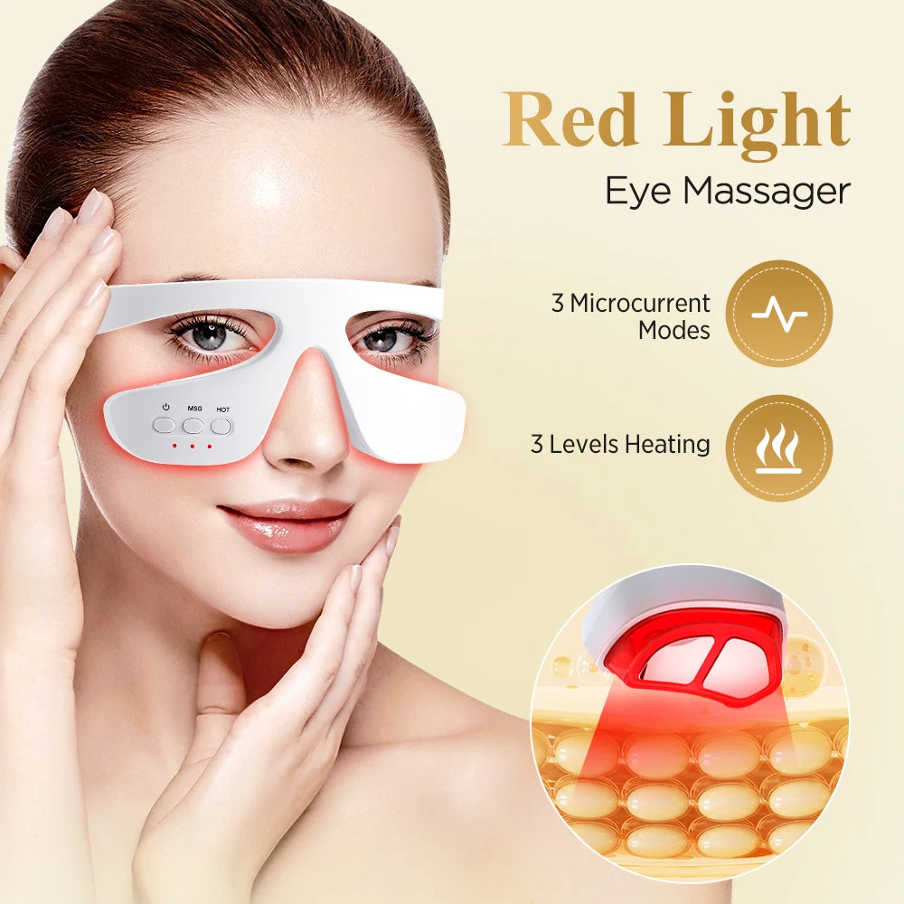 Electric Eye Massager Anti Wrinkle Aging Eye Care Beauty Tool Massage Rechargeable Eye Fatigue Relief Device