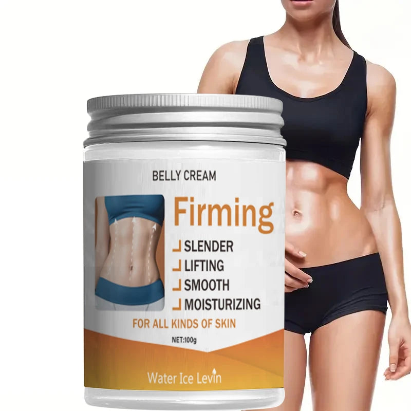 Unisex Firming Abdominal Cream, Unscented Moisturizing Cream, Hyaluronic Acid, Shea Butter, Suitable for All Skin Types, Firming and Lifting Body Lotion, Suitable for Buttocks, Thighs, and Arms