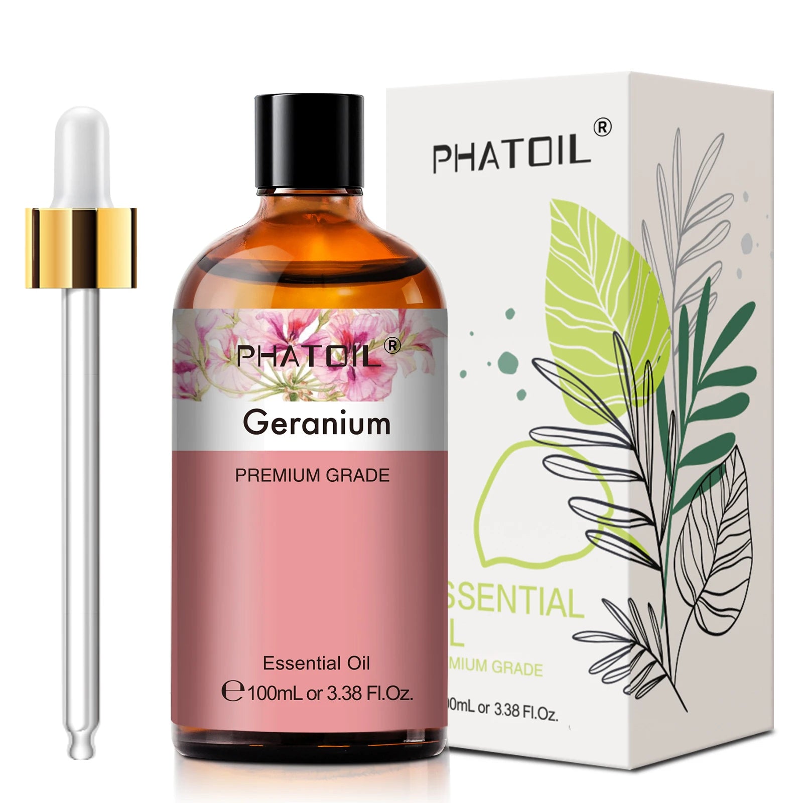 PHATOIL 100ml Pure Natural Essential Oils For Diffuser Candle Making Lavender Jasmine Vanilla Eucalyptus Aroma Essential Oil