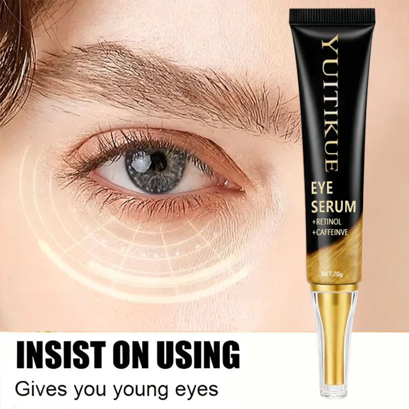 YUITIKUE Eye SerumContains retinol and caffeine, deeply moisturizing, firming, suitable for all skin types