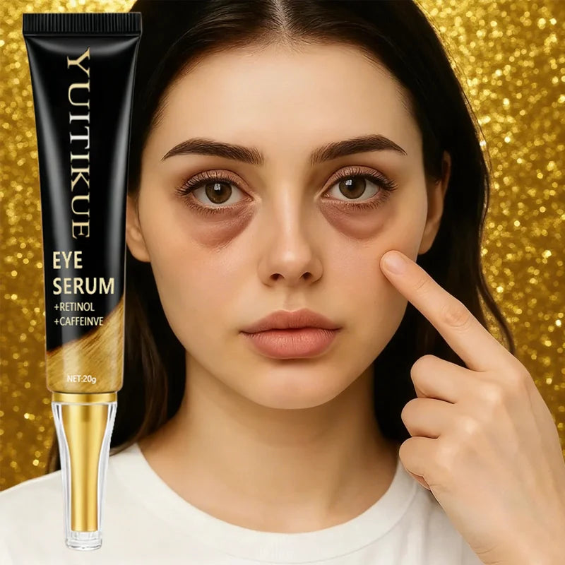 YUITIKUE Eye SerumContains retinol and caffeine, deeply moisturizing, firming, suitable for all skin types