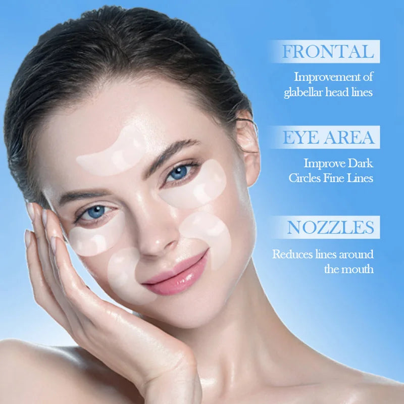60pcs SADOER Milk Crystal Collagen Eye Mask Firming Anti Dark Circles Remove Eyes Bags Moisturizing Eye Patches Eyes Skin Care