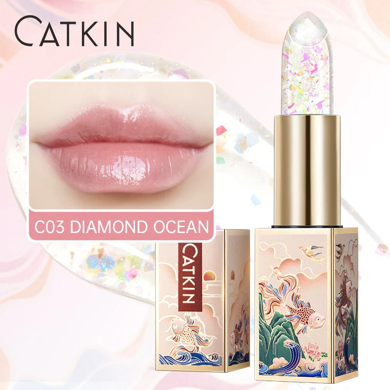 CATKIN Lipstick Colored Lip Balm Moisturizing Long Lasting Anti-Cracking  Repair Nourishing Hydrating  Lips Skin Care