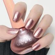 12ml  No-bake Quick Dry Nail Polish Shimmer Nail Polish Quick Dry No Peelable Long Lasting Nail Art Varnish 45 Colors
