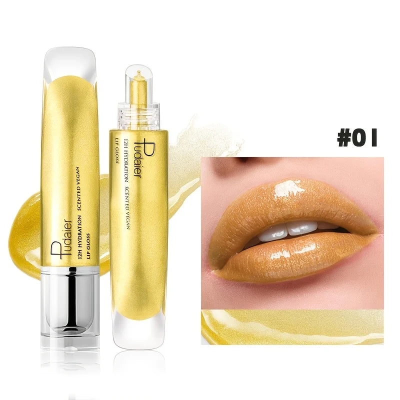 Moisturizing Waterproof Lip Gloss Non Sticky High Shine Sheer Tint Long Lasting Glamour Lip Makeup