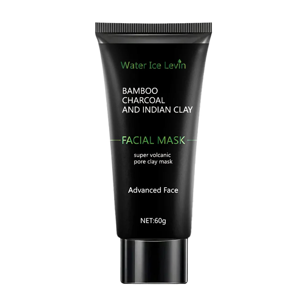 Bamboo Charcoal Black Mask, Deeply Moisturizing, Deep Cleansing and Oil Control, Absorbs Dirt, Bids Farewell to Rough Skin, Makes Skin More Delicate, Anti-Stretch Mask, Suitable for Both Men and Women