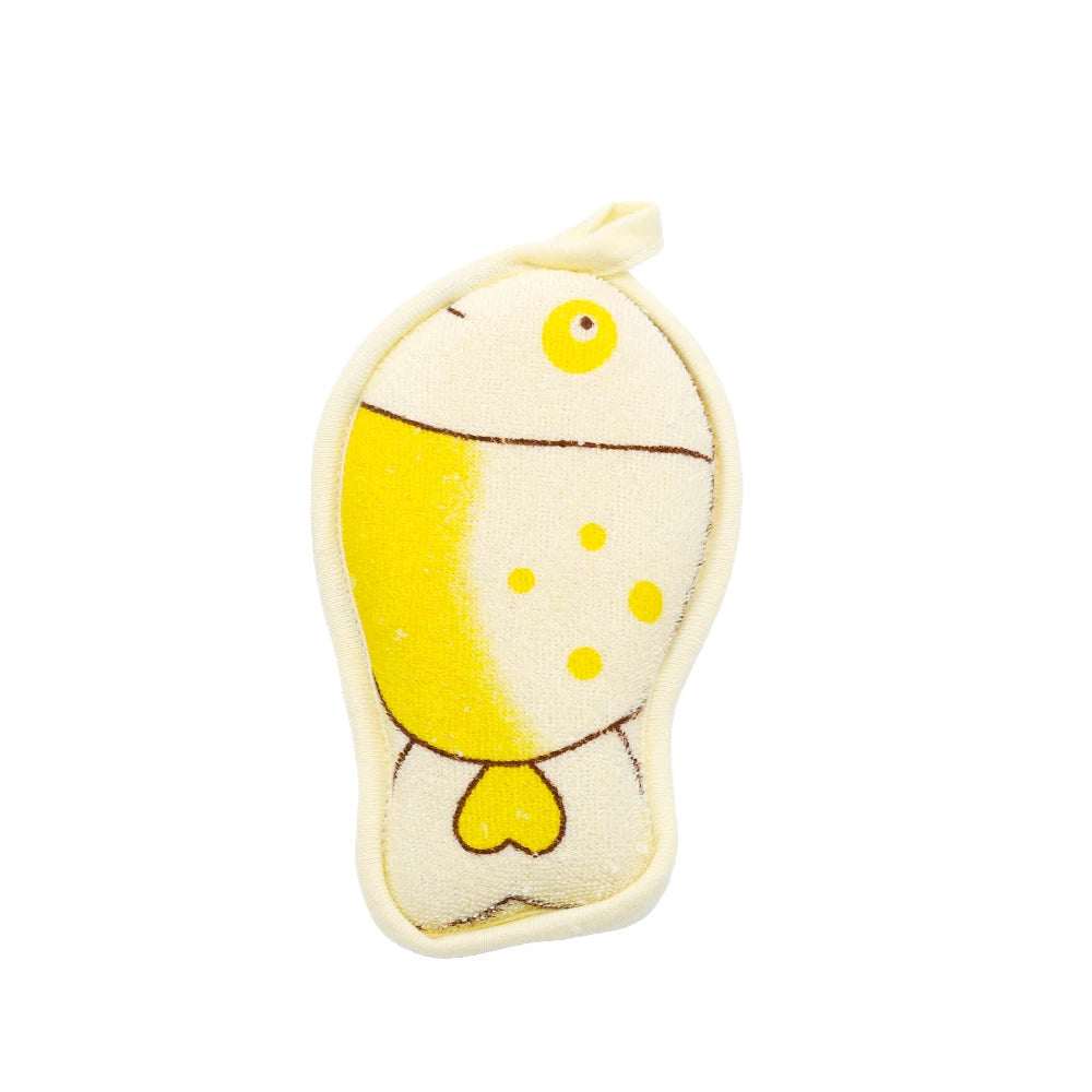 1 Piece Cartoon Animals Towel Fabric Baby Accessories Bath Brushes Soft Newborn Soft Cartoon Bear Children Infant Spong Enfant