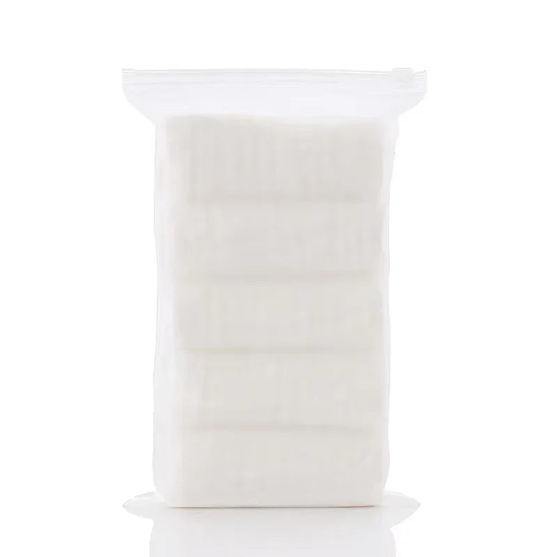 5 Pure Cotton Gauze Square Towels, Soft and Comfortable Baby Drool Towels, Highly Absorbent, Suitable for Home Use and Outings