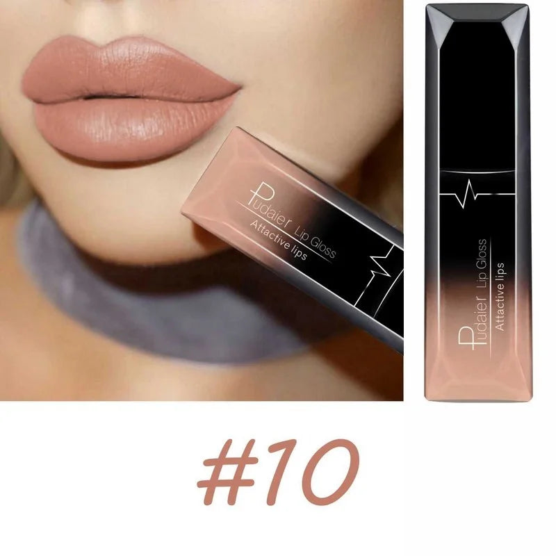Velvet Matte Liquid Lipstick Waterproof 17 Long Lasting Colors Non Stick Cup Kissproof Smooth Soft Lip Tint for Girls