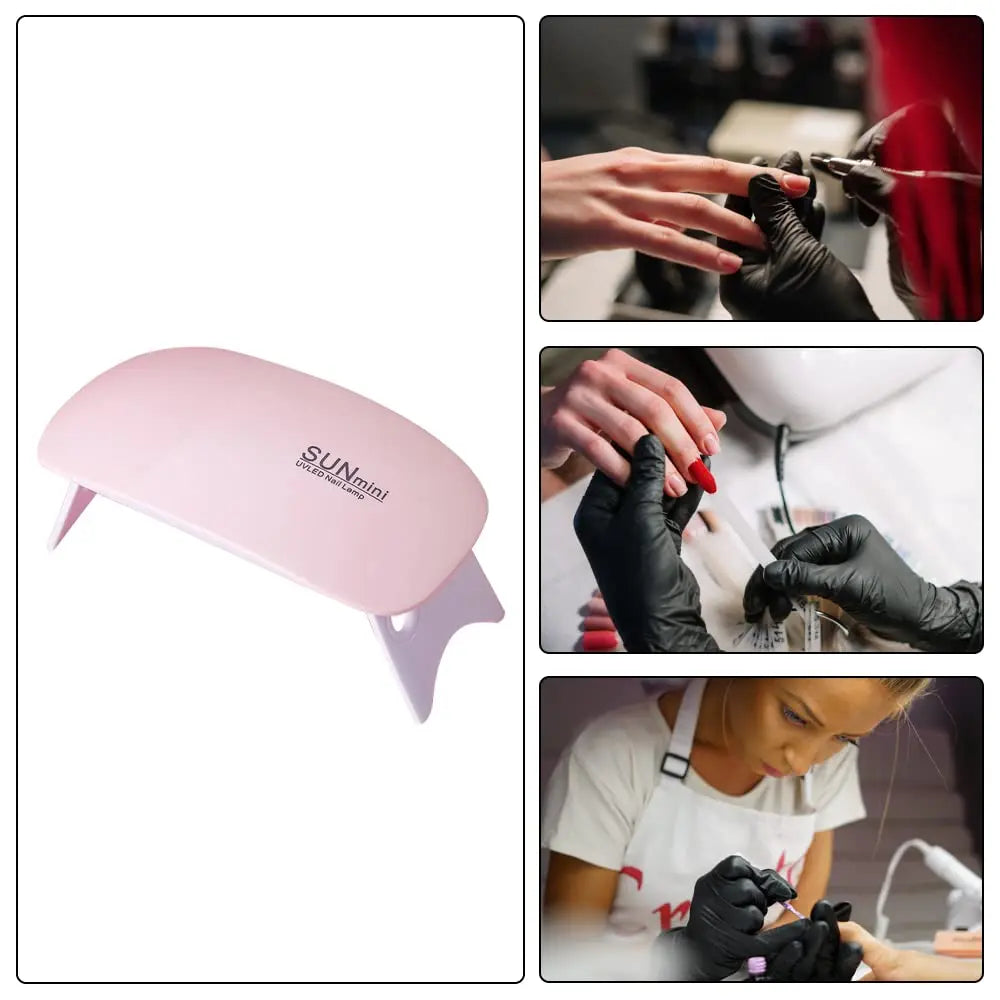 LINMANDA LED Nail Lamps for Gel Mini UV Light for Nails Portable LED Nail Lamp Nail Dryer Gel Lamp for Women and Girls Manicure