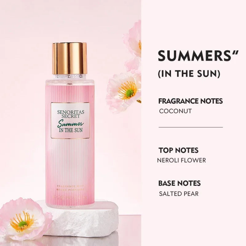 Thai Flower Fruit Perfume Vanilla Fragrance for Women Long-lasting Date Scent Good Girl Parfume Body Spray Floral Mist 250ml