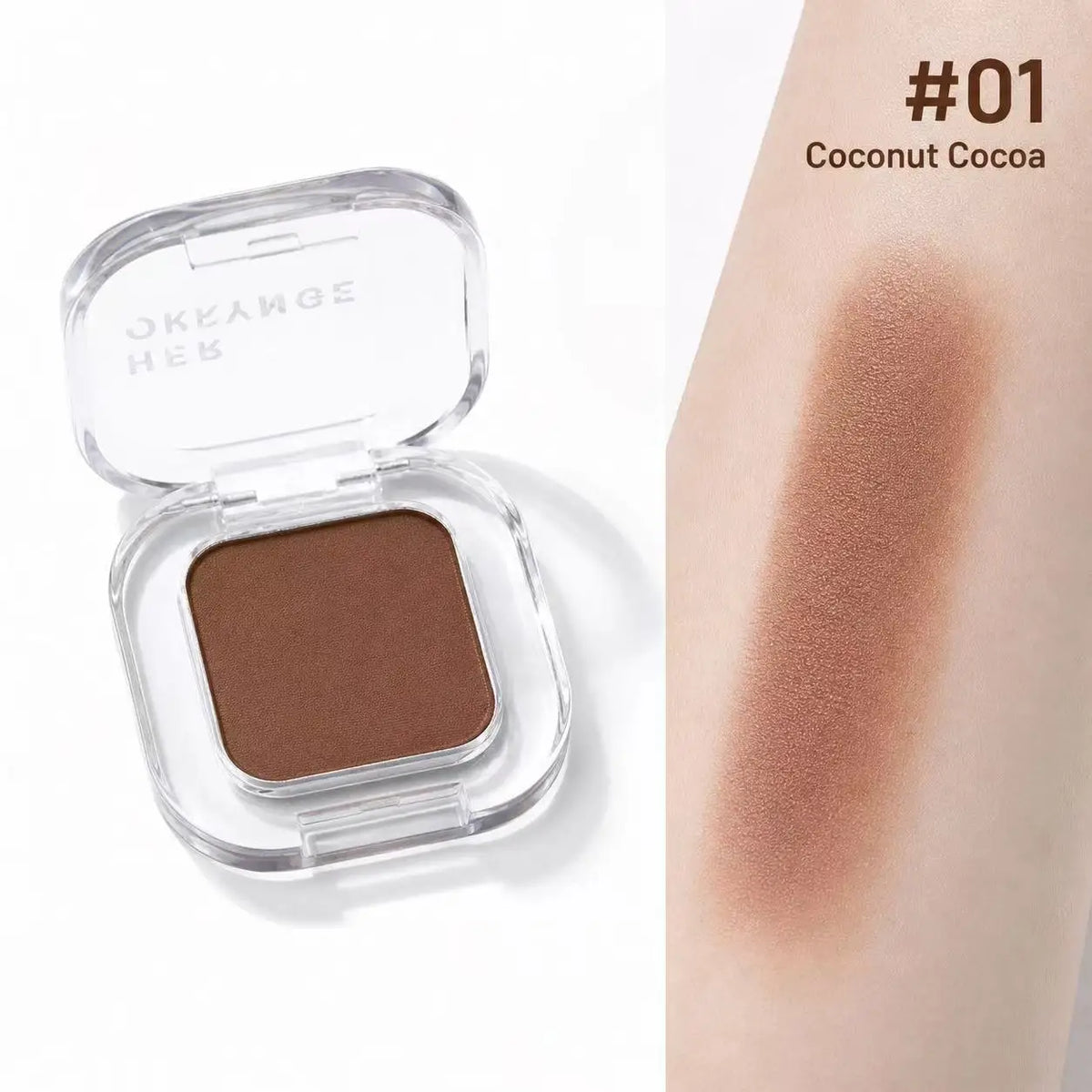 Herorange Low Saturation Matte Single Eyeshadow Waterproof Daily Holiday Gift Cosmetic