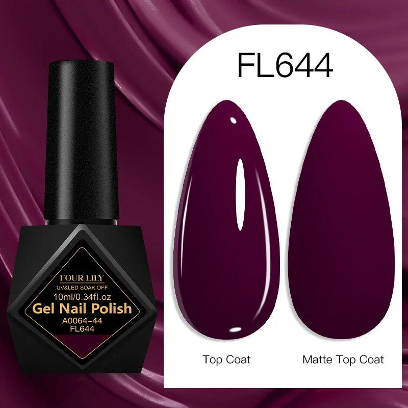 10ml Gel Nail Polish 162 Colors Nail Supplies Vernis Semi Permanent Nail Art Manicure Soak Off LED UV Gel Nail Varnishes Summer