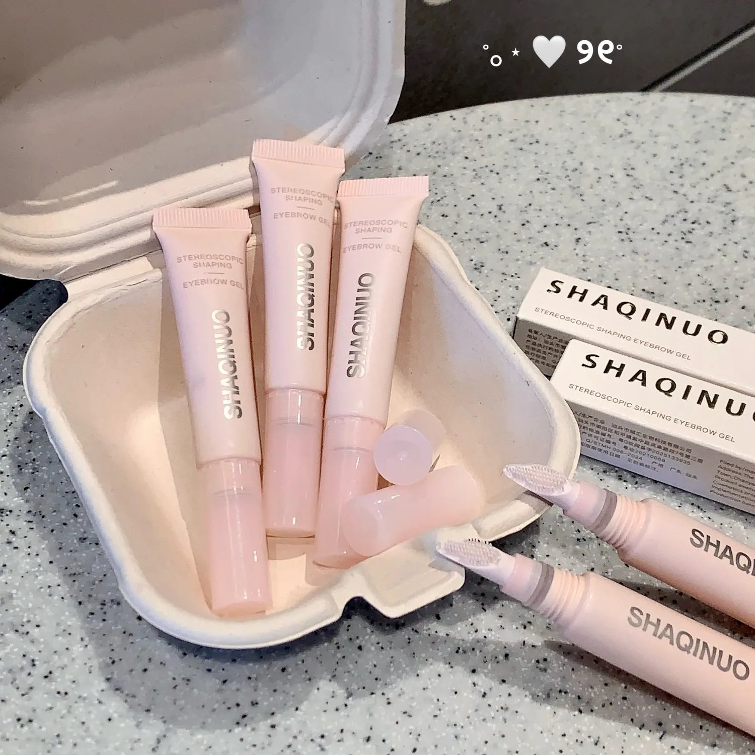 3D Lamination Brow Gel, SHAQINUO Waterproof & Smudge-Proof, Long Lasting Hold, Feathered Eyebrows, Affordable