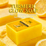 WK JALY Turmeric Glow Soap, Anti Acne, Spot, Whitening, Natural Nourishing & Hydrating, Gentle Daily Cleansing For All Skin Type