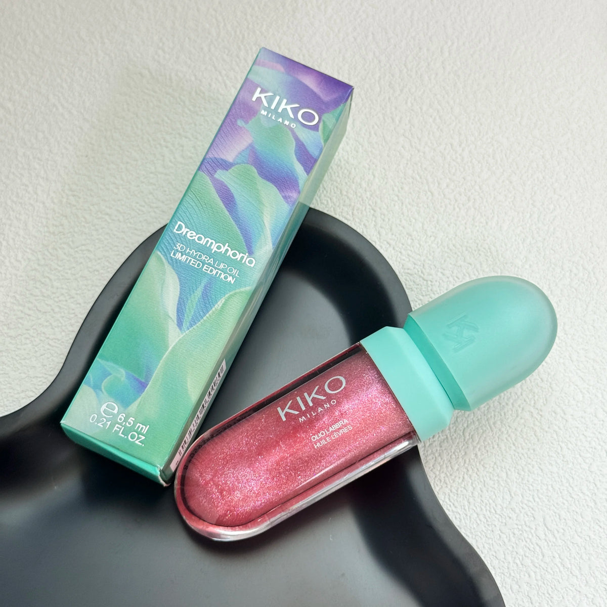 Kiko Double Headed Lipstick Transparent Mirror Non Fading Non Stick Cup Lip Gloss Milk Tea Bean Paste Naked Nature Lip Makeup