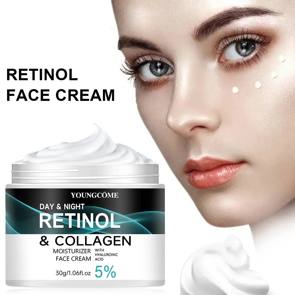 YOUNGCOME Retinol Cream Promotes Skin Elasticity And Luster Nourishing And Locking Moisture To Improve Skin Texture