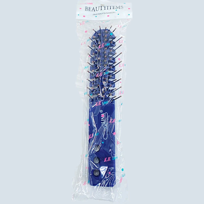 1 Piece Men Fluffy Hair Curly Brush Salon Hairdressing Combs Anti-static Massage Hair Care Ribs Comb Nine-Row Comb Styling Tools