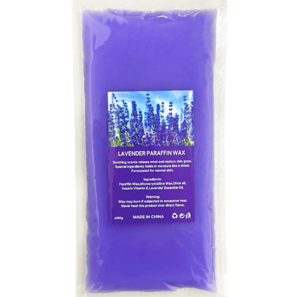 1pcs/2pcs Lavender Scented & Unscent Paraffin Wax Blocks for Hand and Feet Care Bath Dry Skin Moisturizing Nourish Whitening