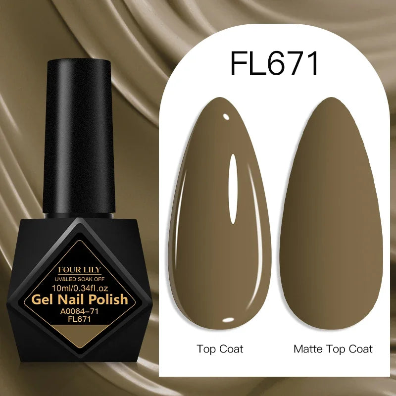 10ml Gel Nail Polish 162 Colors Nail Supplies Vernis Semi Permanent Nail Art Manicure Soak Off LED UV Gel Nail Varnishes Summer