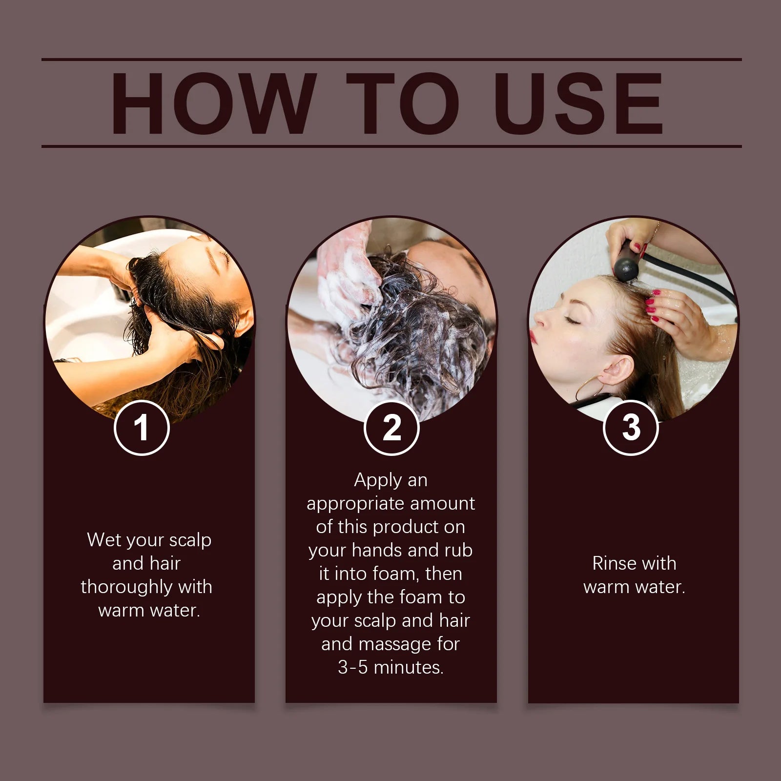 3-in-1 Red Onion Shampoo Black Seed Oil Hair Care Shampoo Hair Care Gentle Cleansing Nourish Scalp Refreshing Shampoo