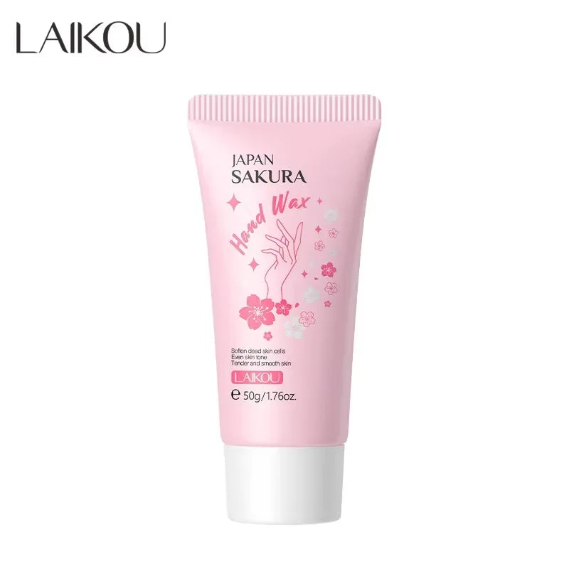 Cherry Blossom Honey Milk Hand Wax Moisturizing Hand Mask Exfoliating Dead Skin Nourishing Smoothing Dry Rough Hands Repair