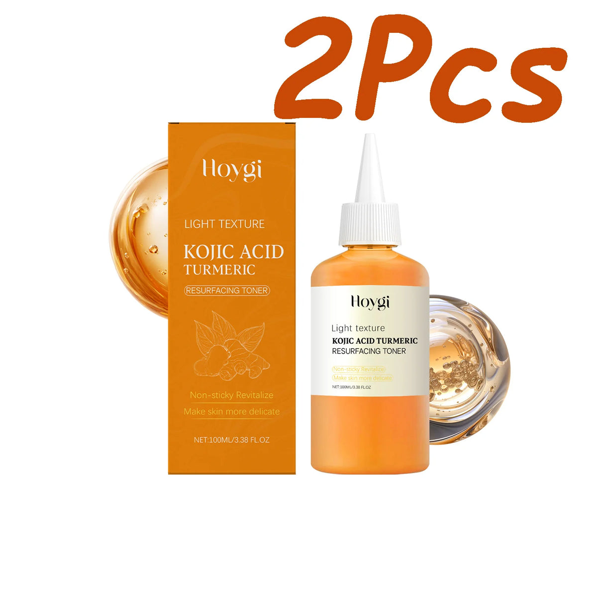 Brightening Kojic Acid Turmeric Toner Soothing Hydrating Pore Minimizing Oil Control Reduce Dullness Refreshing Facial Skin Care