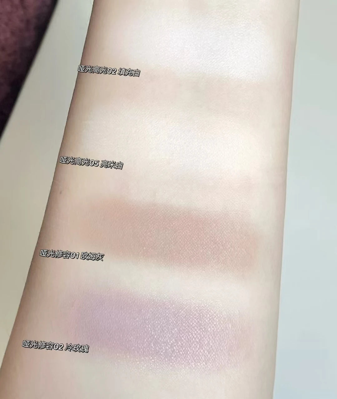 LEEMEMBER Contour Highlighter Powder Matte Fine Powder Longlasting Oil Control Natural Face Bronzer Brighten Makeup